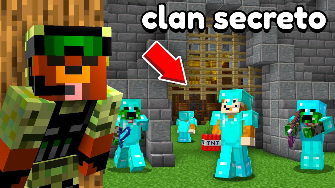 Me INFILTRÉ en el CLAN SECRETO de Mi Servidor de Minecraft