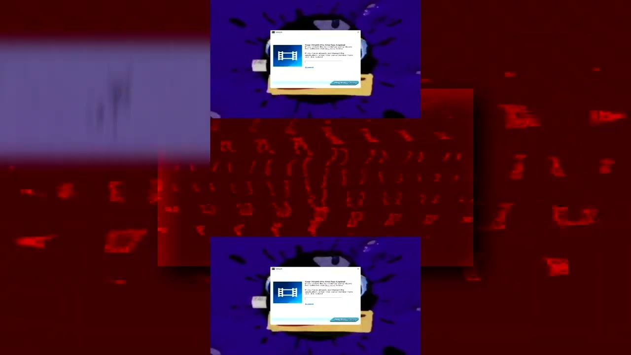 (VERY LOUD/YTPMV) Your Vegas Pro Trial has expired Csupo Scan