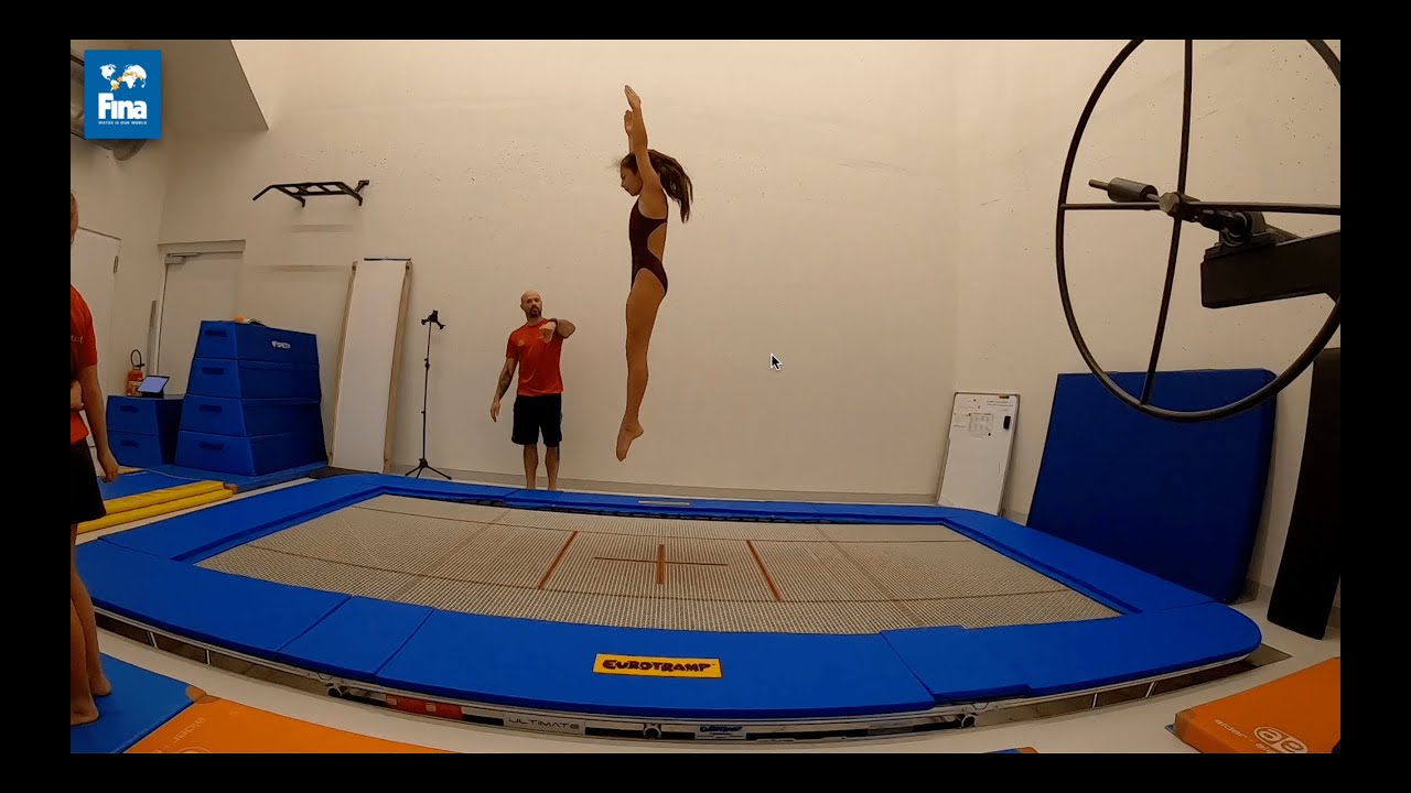 FINA Diving Clinic Alger 3-5.11.2022 - Trampoline - Basic exercises (Pasha Rozenberg)
