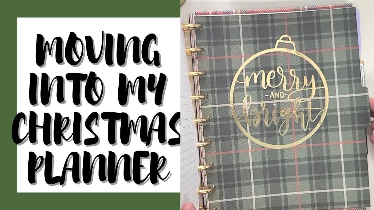 Moving in to MY CHRISTMAS PLANNER | DIY DASHBOARDS & Planner Set up | Christmas Frankenplanner