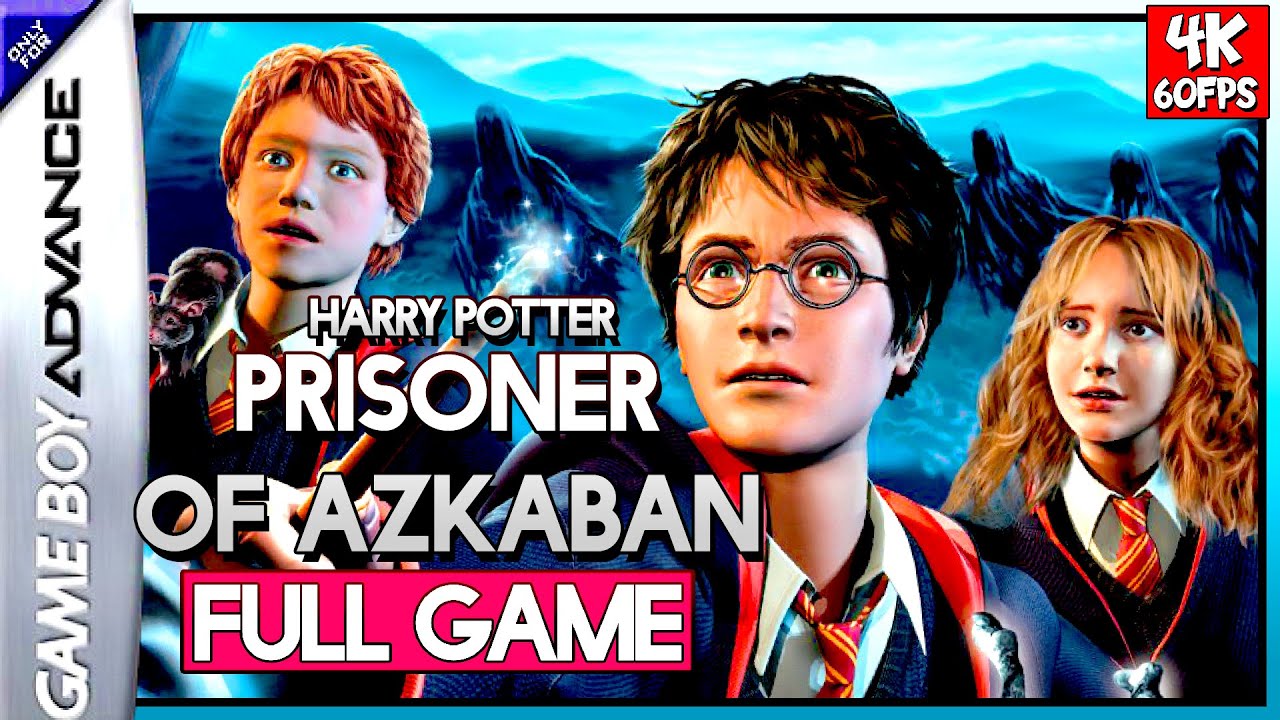 HARRY POTTER AND THE PRISONER OF AZKABAN GBA【FULL GAME】 Walkthrough | No Commentary Longplay