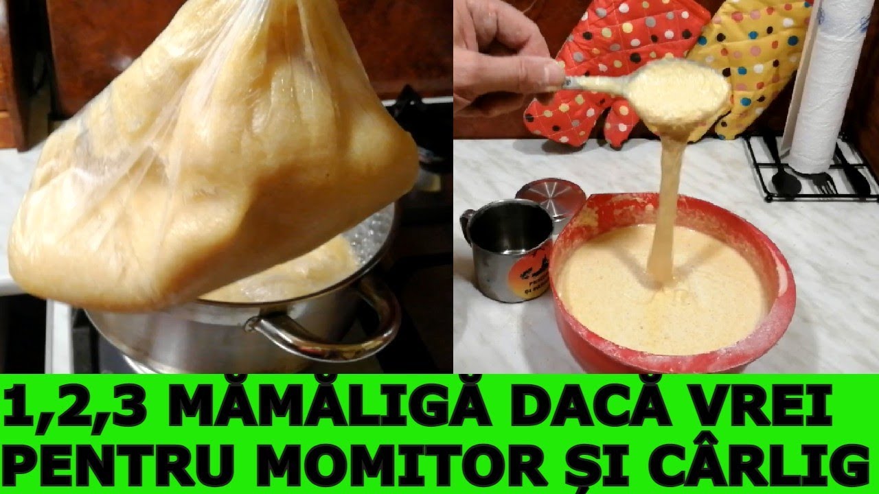 REȚETĂ DE MĂMĂLIGĂ pentru MOMITOR și CÂRLIG