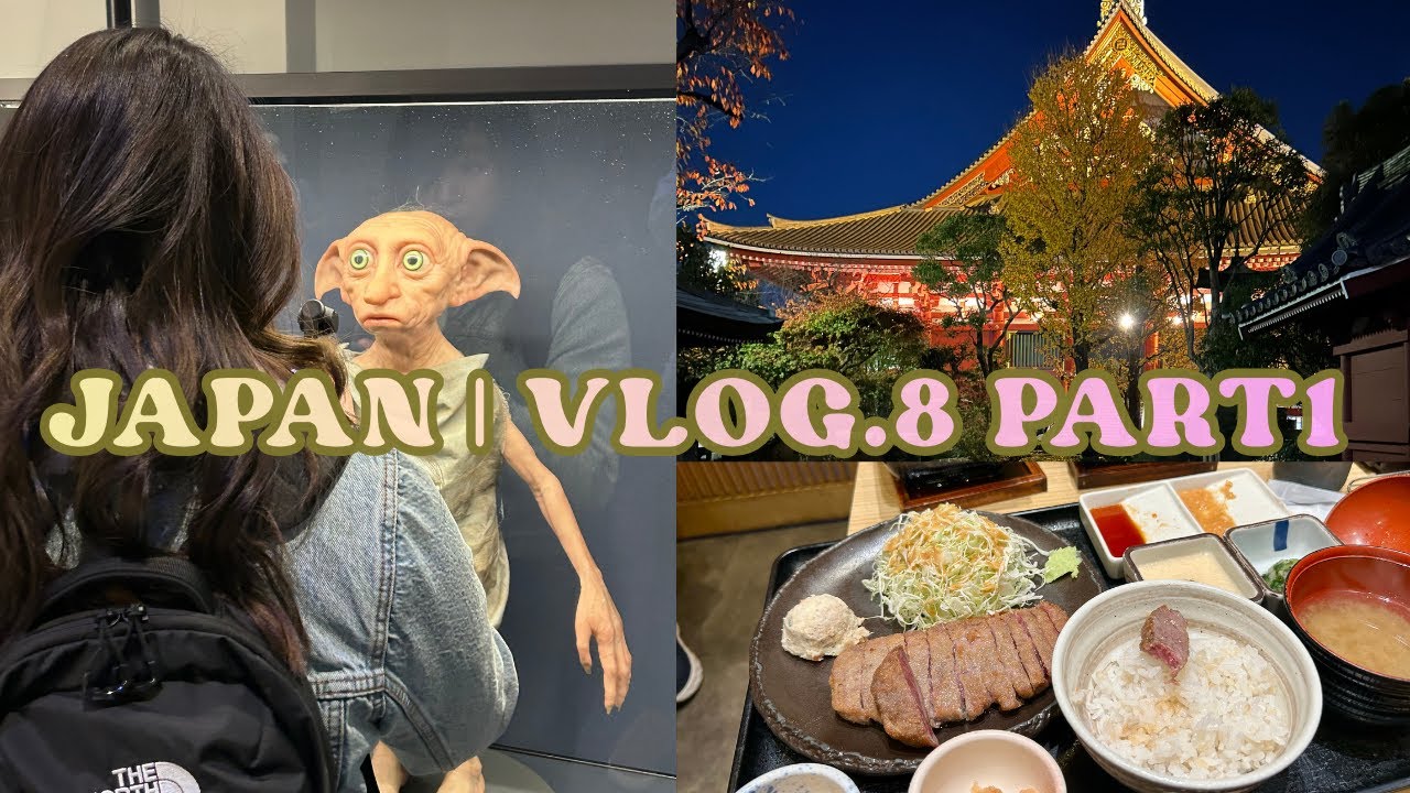 Japan| Vlog 8 | Part 1 | Harry Potter, food, sky tree