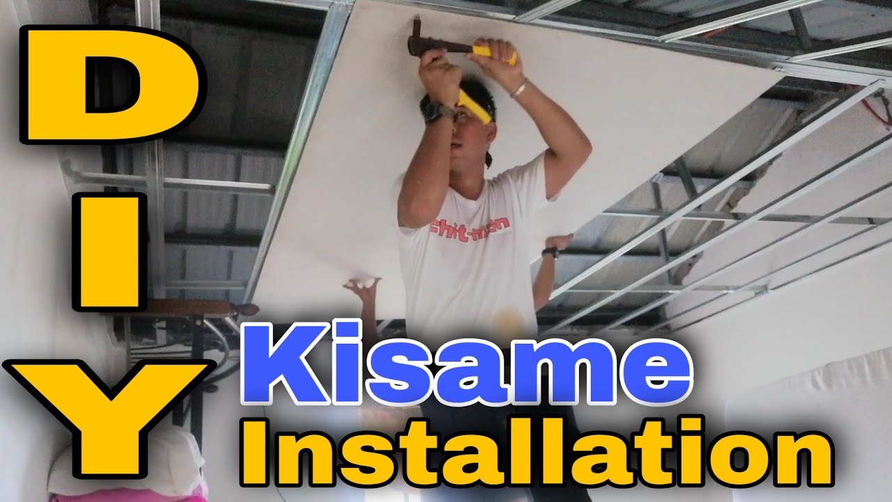 DIY Ceiling Installation | Paano Mag Kisame | Row House Kisame | Row House