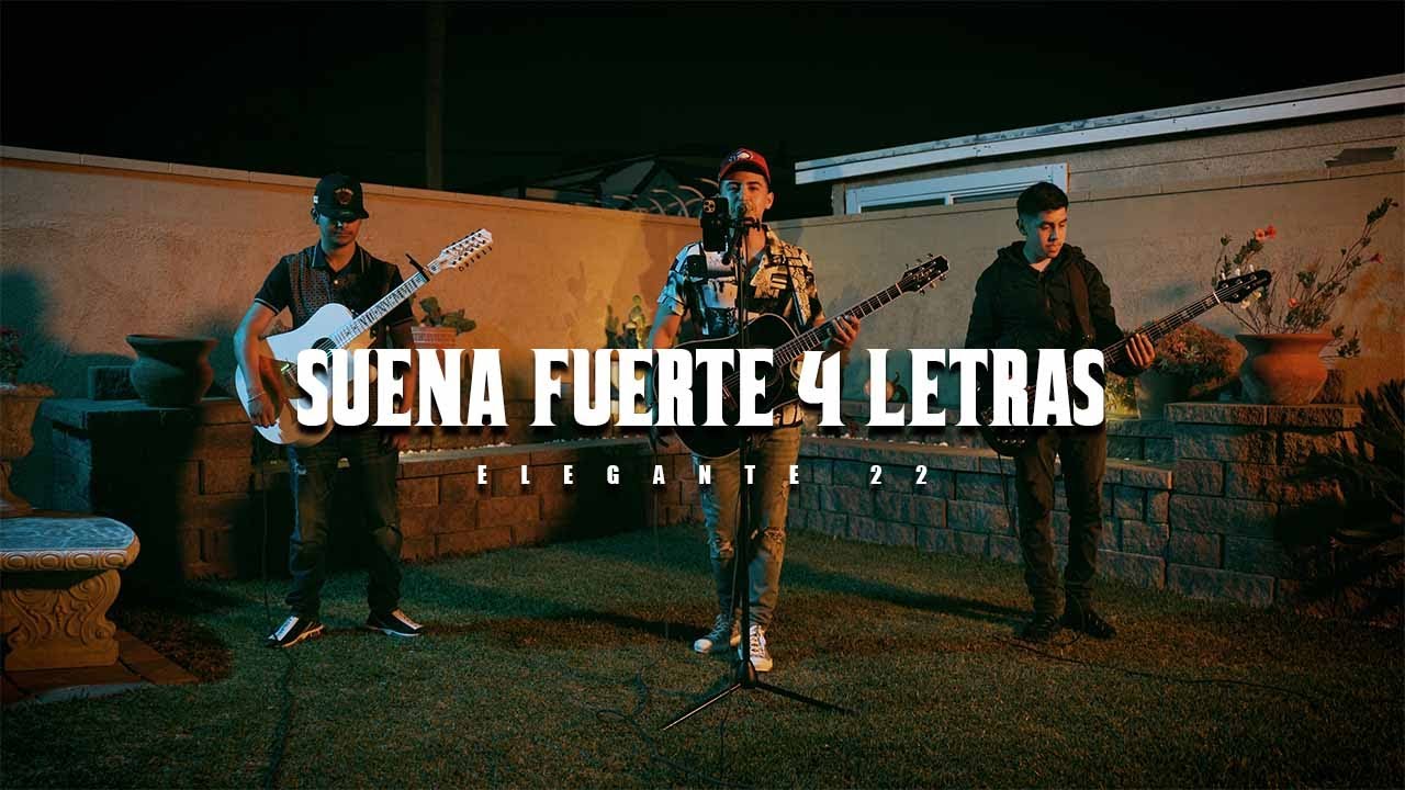 Elegante 22 - Suena Fuerte 4 Letras [En Vivo 2022]
