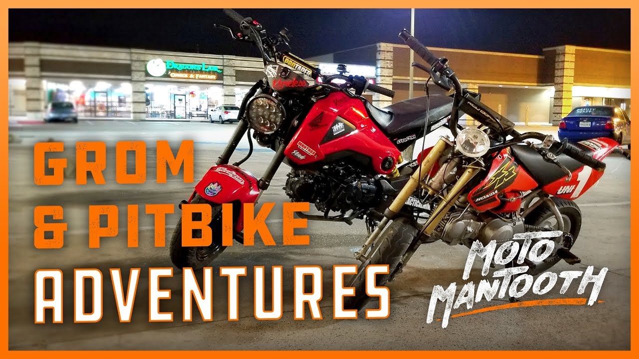 Night Offroading with Honda Grom and CRF50