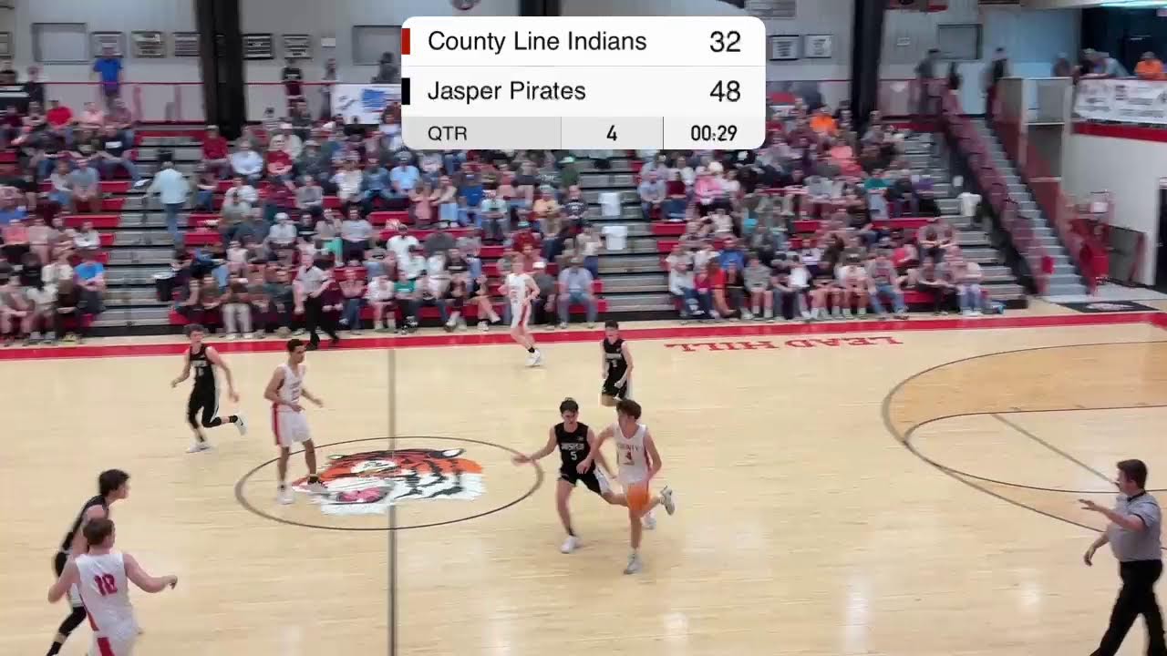 1-A Region 1 Boys Varsity County Line Indians v Jasper Pirates (Game 5)
