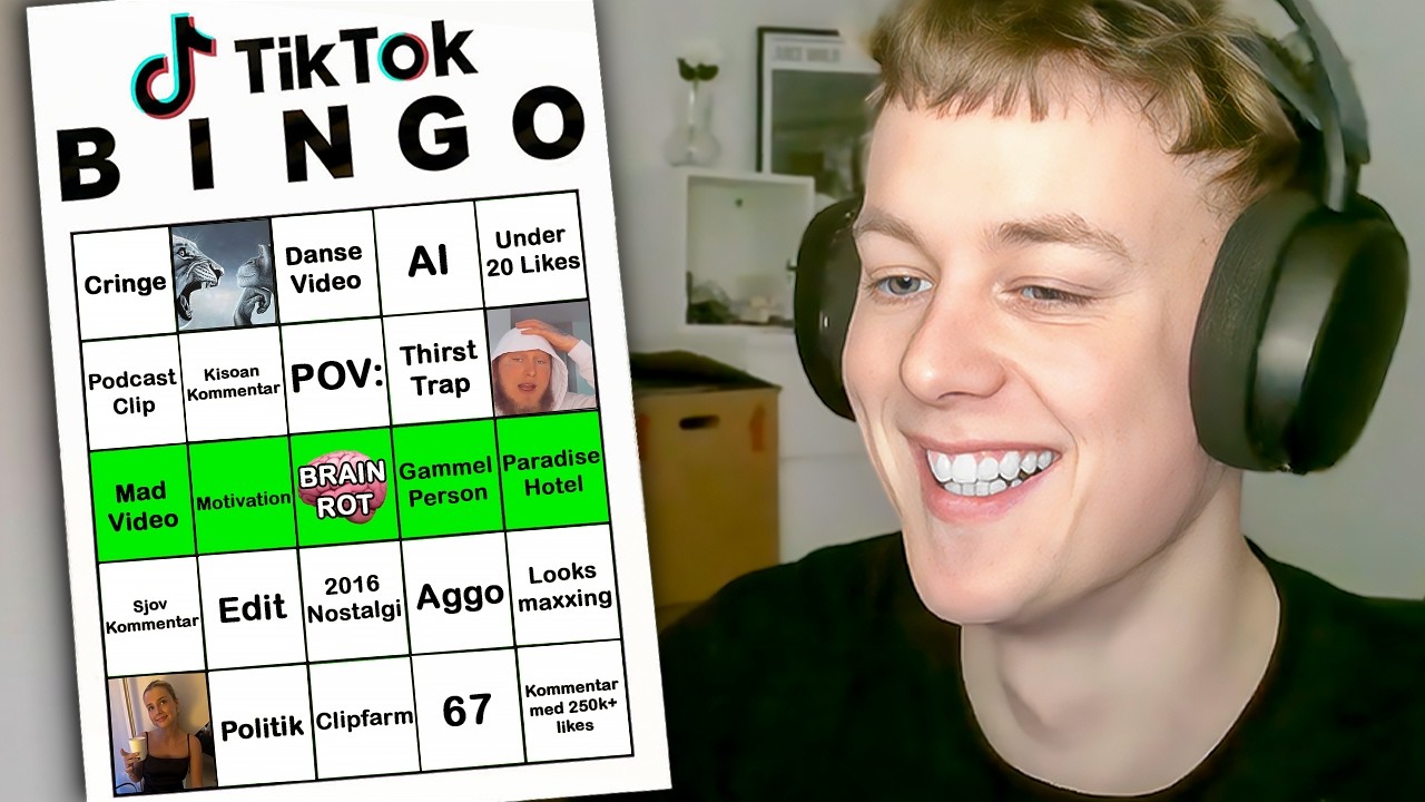 Jeg Spillede TikTok Bingo