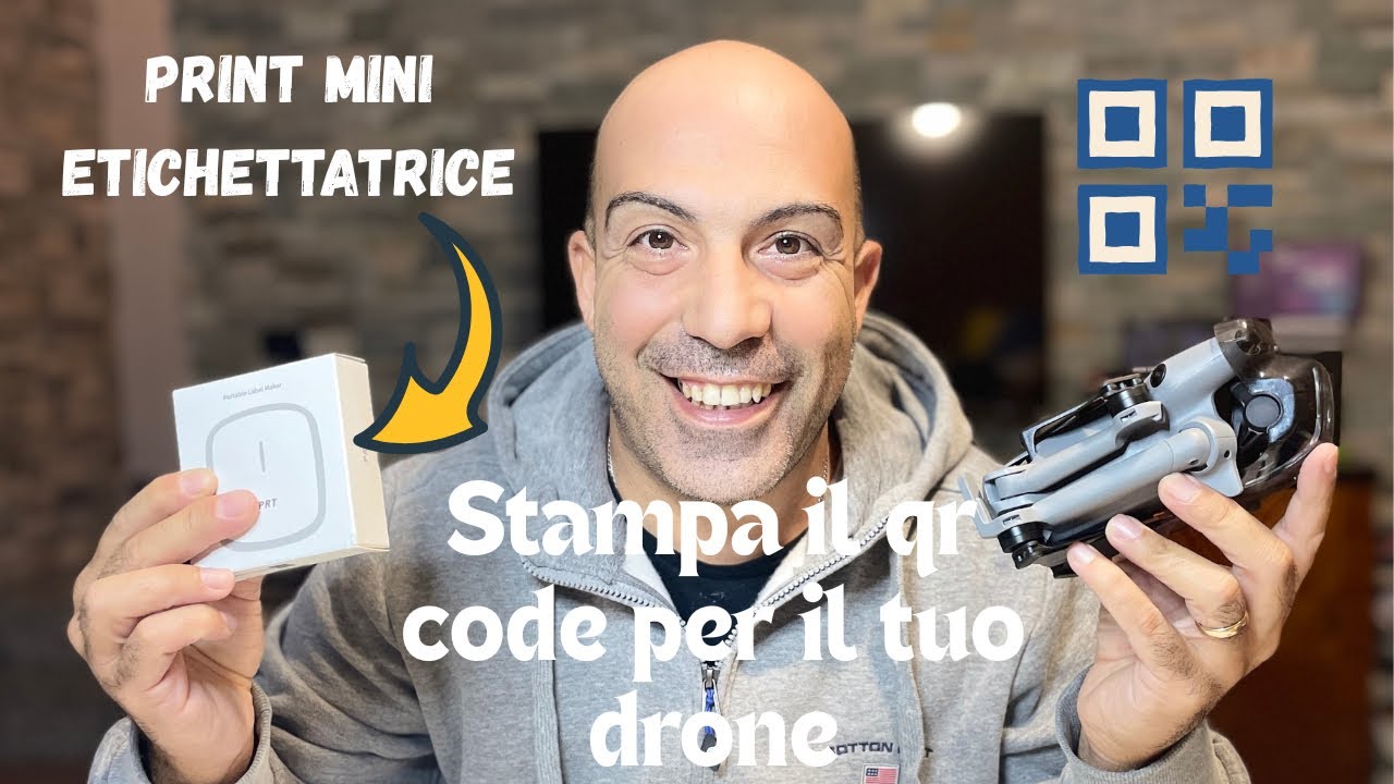 PRT Mini Etichettatrice ..La stampante portatile per QR Code e molto di pi&ugrave;.