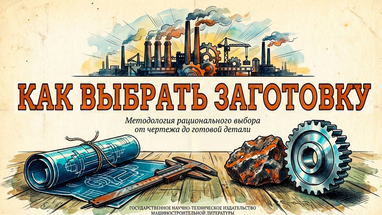 Как выбрать заготовку по чертежу? ПРОСТОЙ АЛГОРИТМ ВЫБОРА!