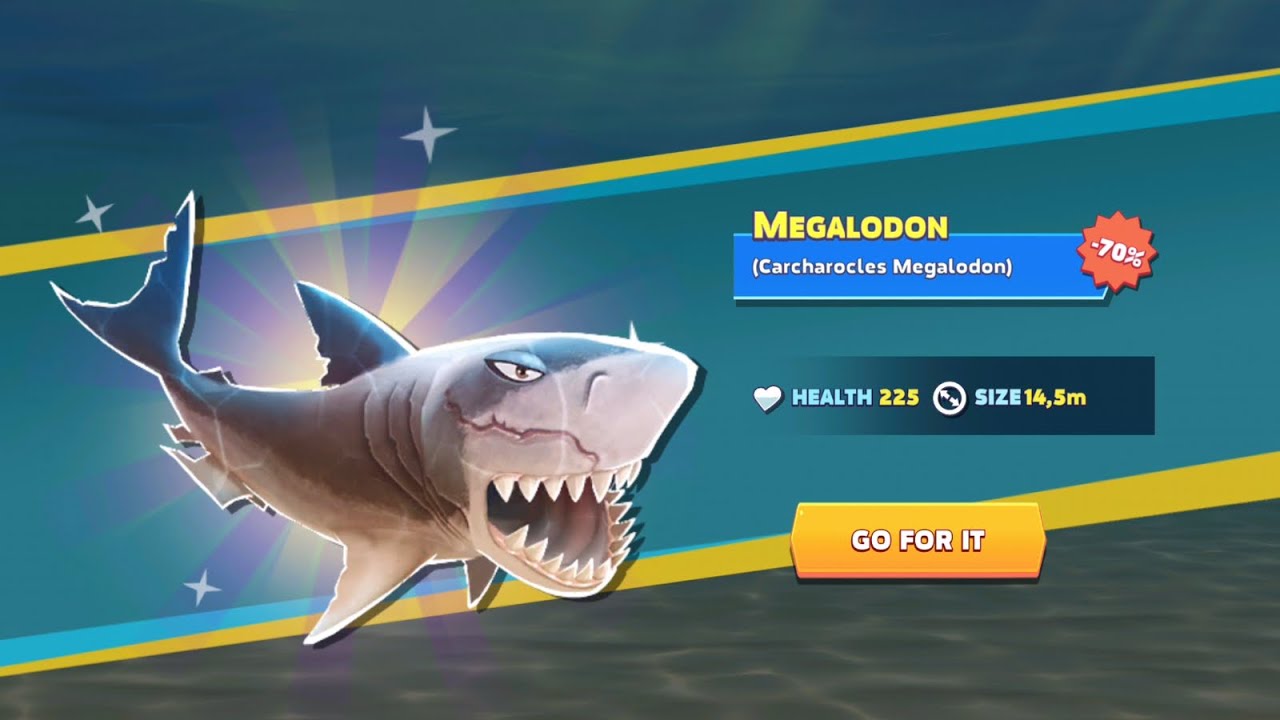GOT NEW MEGALODON 70% OFF - Hungry Shark Evolution