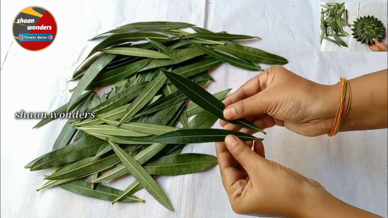 Ganesh Chaturthi Pooja Decoration Ideas By Using leafs and Rose Flower/Ganesh Pooja Background decor