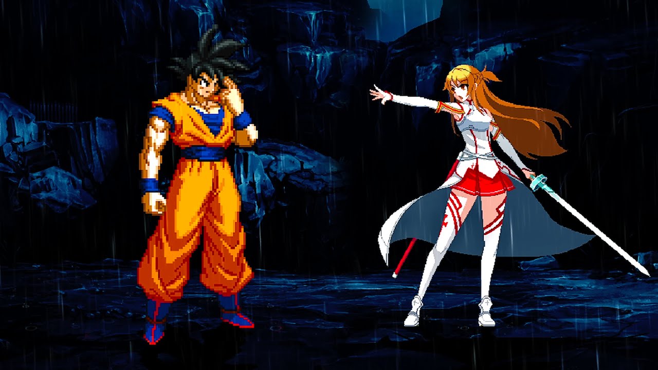 Goku Vs. Asuna - Swordswoman