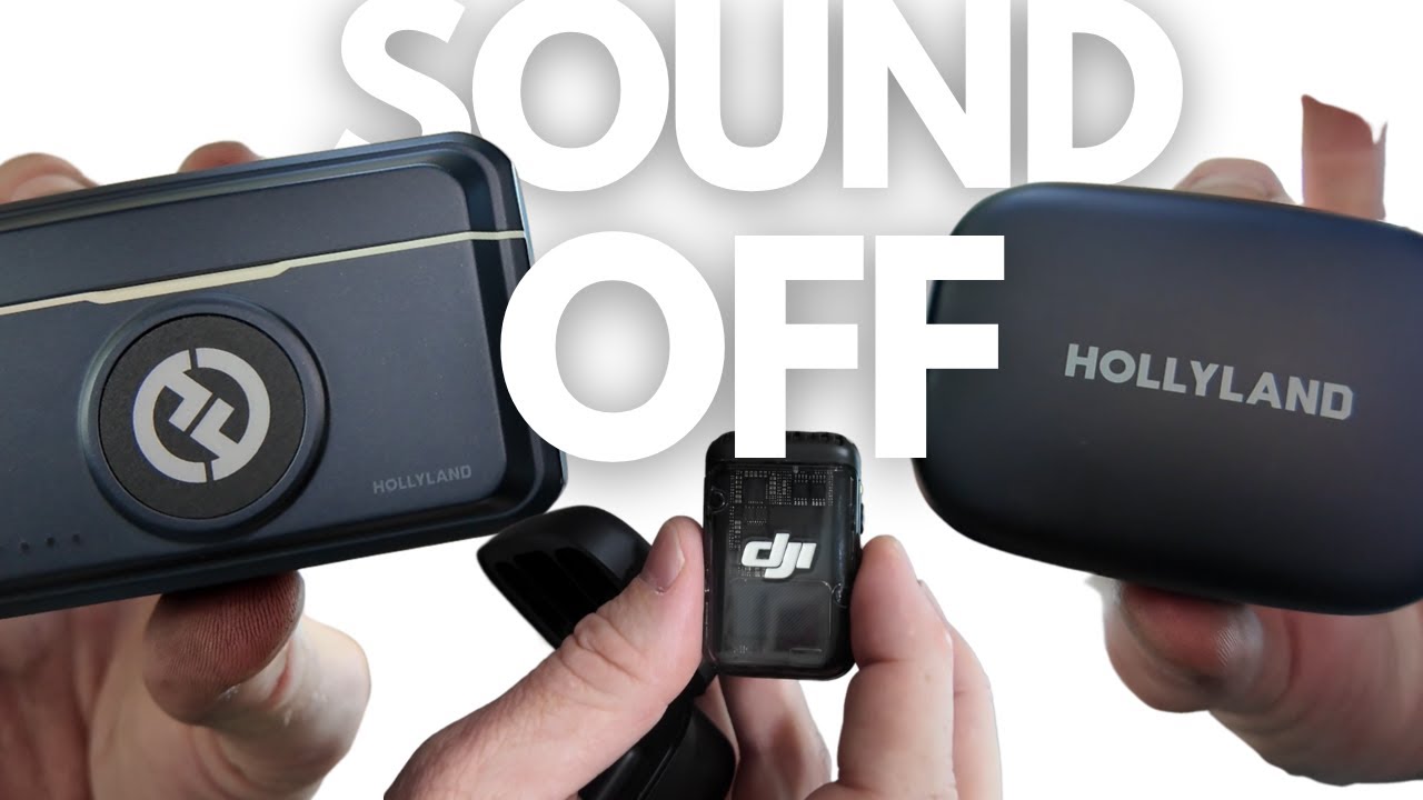 Hollyland Lark A1, M2 and DJI Mic 2 sound comparison with the Osmo Pocket 3