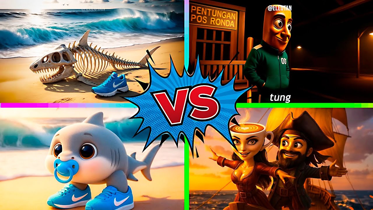 BRAINROT ZOMBIE 🆚 BRAINROT SQUID GAME 🆚 BRAINROT BABY 🆚 BRAINROT PIRATES - Tiles Hop EDM Rush!