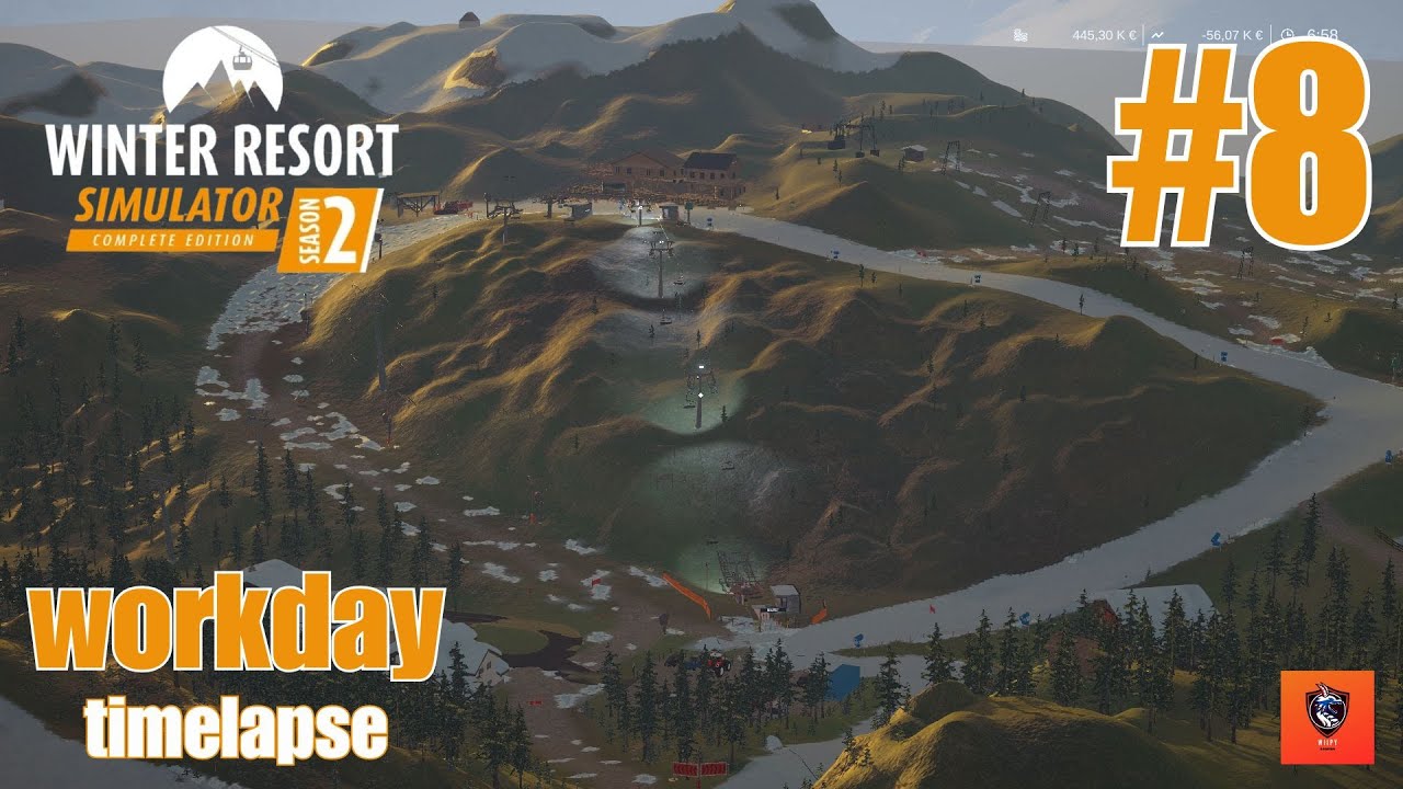Winter Resort Simulator 2 | Part 8 – The Snow Is Almost Gone… Slopes Are Closing