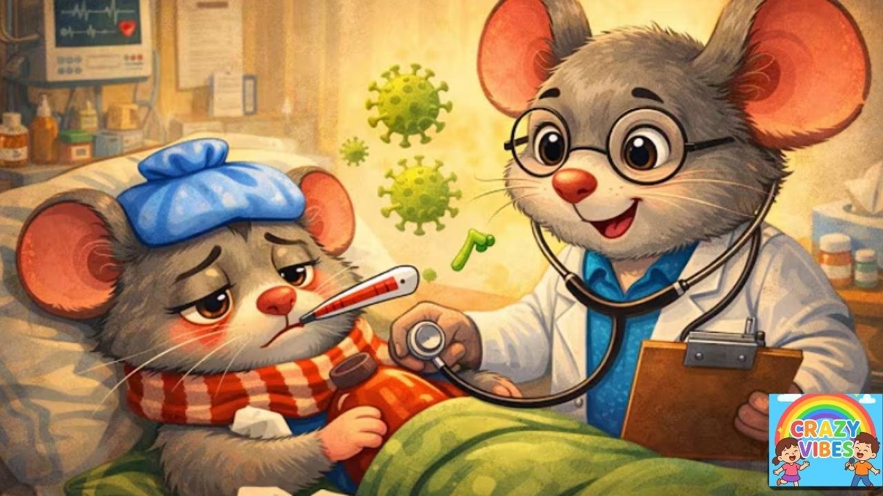 Aaj Mangalwar Hai Chuhe ko Bukhar Hai Hindi Rhyme for Kids चूहे को बुखार है All Rhymes Crazy Vibes