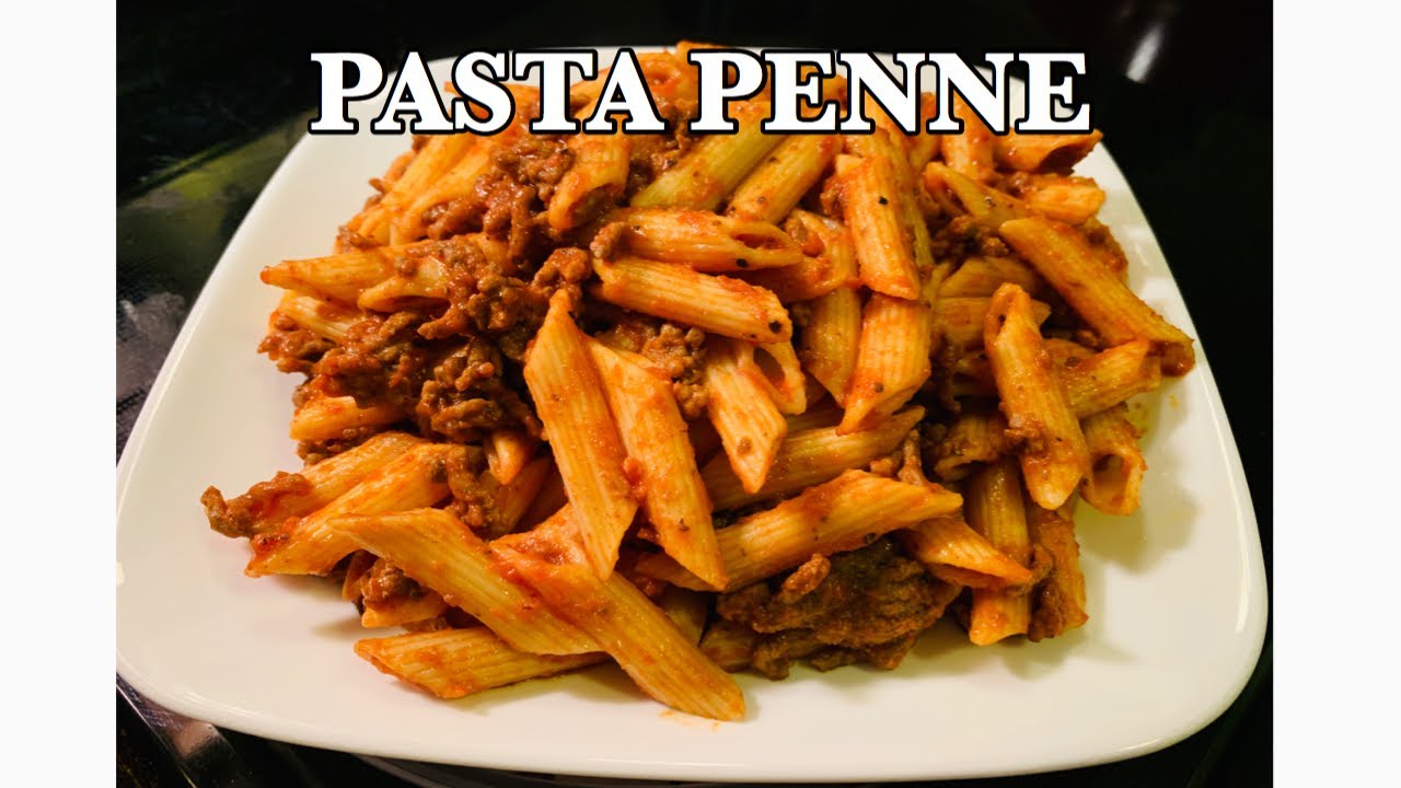 COMO HACER PASTA PENNE CON CARNE MOLIDA EN SALSA DE TOMATE 🍅