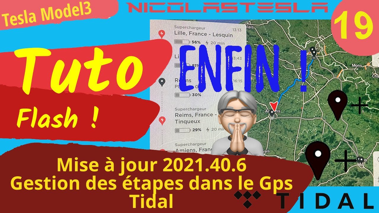 Grande &eacute;tape dans l'histoire de Tesla ! Tuto Flash : Mise &agrave; jour 2021.40.6