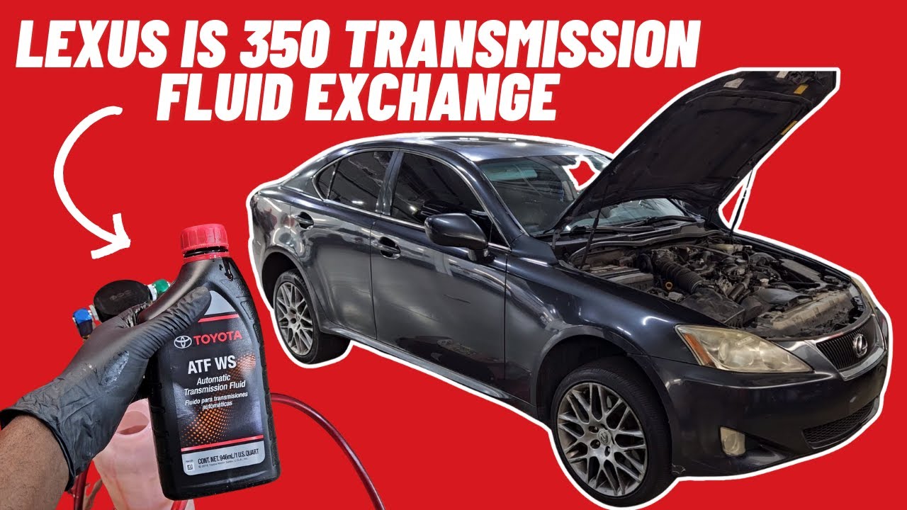 Замена трансмиссионной жидкости Lexus IS 350 (мастером Toyota)