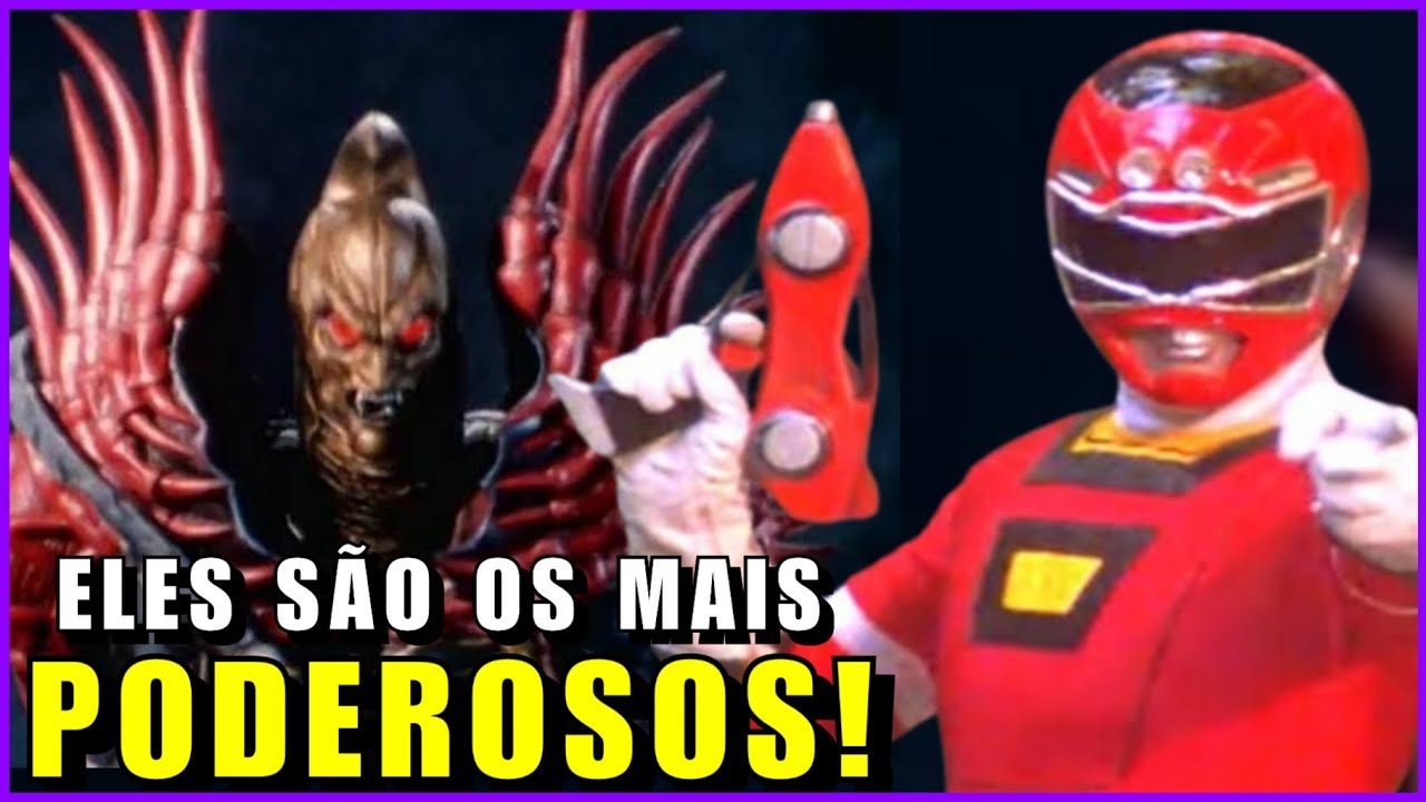 OS 5 MONSTROS MAIS PODEROSOS DE POWER RANGERS TURBO!