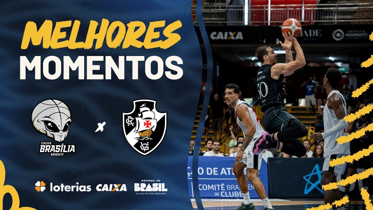 Jogo de HIGHLIGHTS! | Melhores momentos | Caixa Brasília 84 x 61 Vasco | NBB CAIXA 2025/26