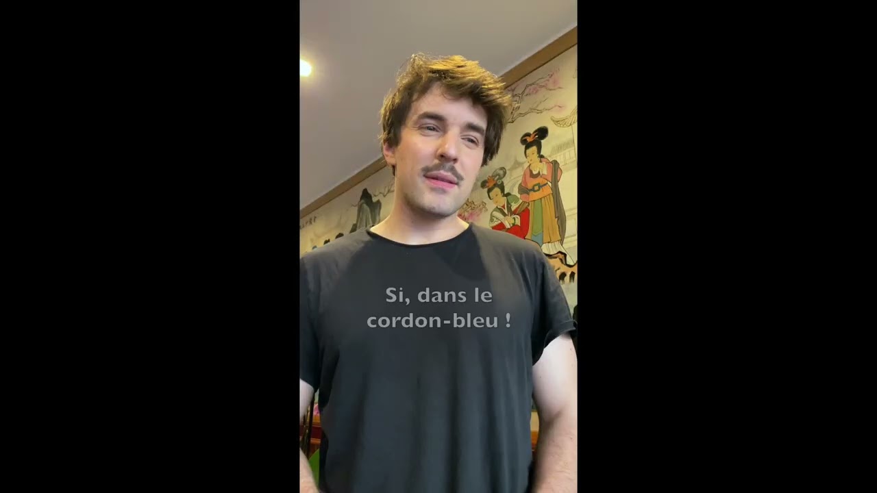 On ne se comprend pas, Le Menu