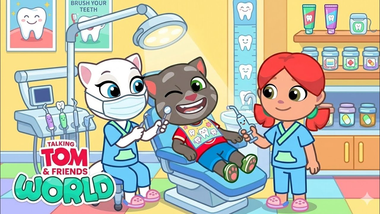 Dental Clinic in My Talking Tom & Friends World New update Gameplay Android ios 