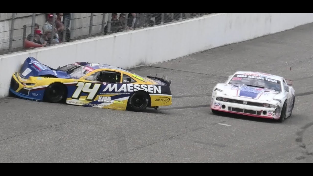 Raceway Venray - Big Crash - V8 Oval Series - Pinksterraces Motul 2024