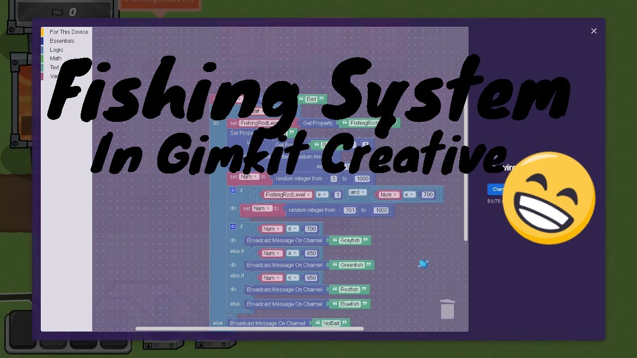 How to Make a Fishing System like Fishtopia | Gimkit Tutorial 4