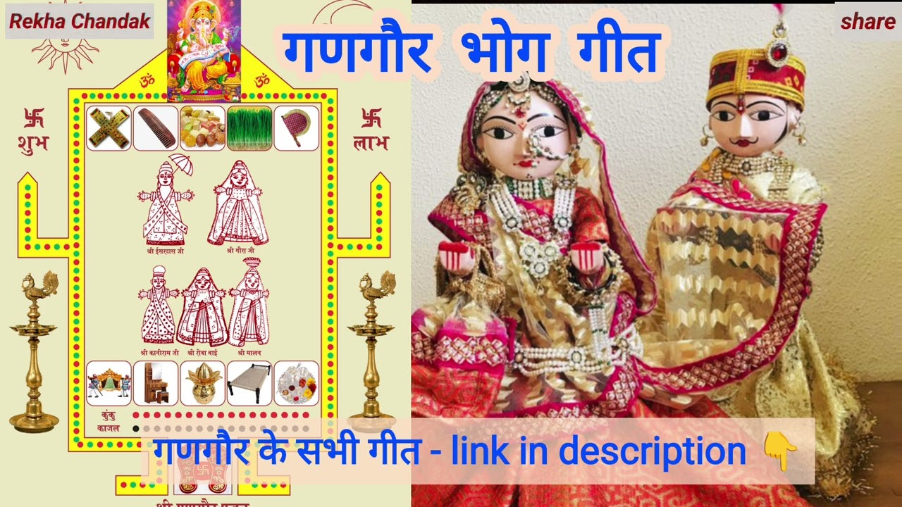 Gangaur Bhog Geet | जीमो जीमो म्हारा ईसर गौरा जी | isar gaura ka bhog ka geet | Gangor puja ke geet