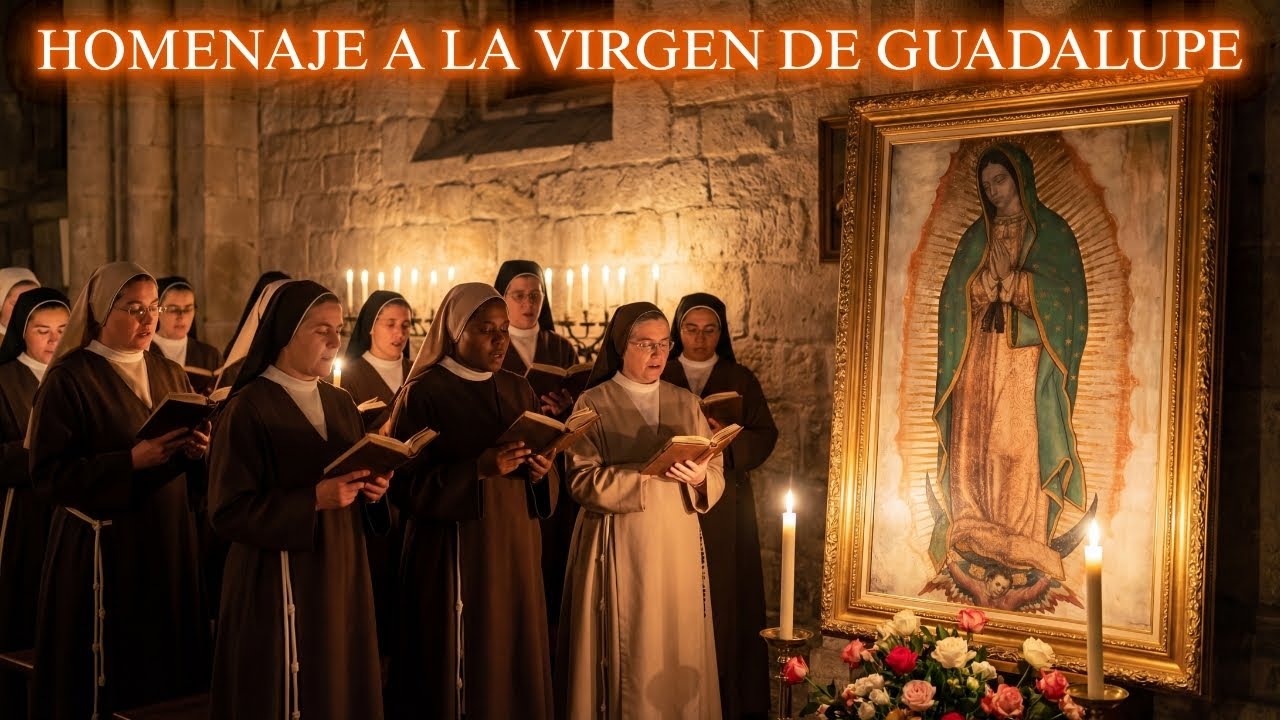 🎵 HOY HOMENAJE A LA VIRGEN DE GUADALUPE | MONJAS EN CANTO GREGORIANO