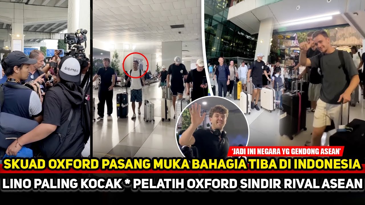 BAK DISERBU WARTAWAN! Oxford United Takjub Dengan Sambutan Fans Indonesia~Lino & Ole Kocak