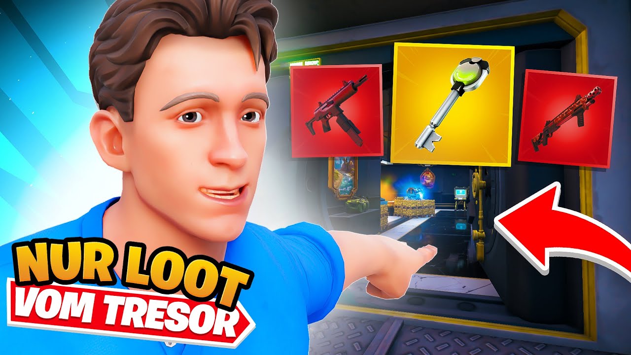 Fortnite, ABER NUR der TRESOR LOOT ist ERLAUBT! 😳 - (Fortnite Chapter 4 Challenge)