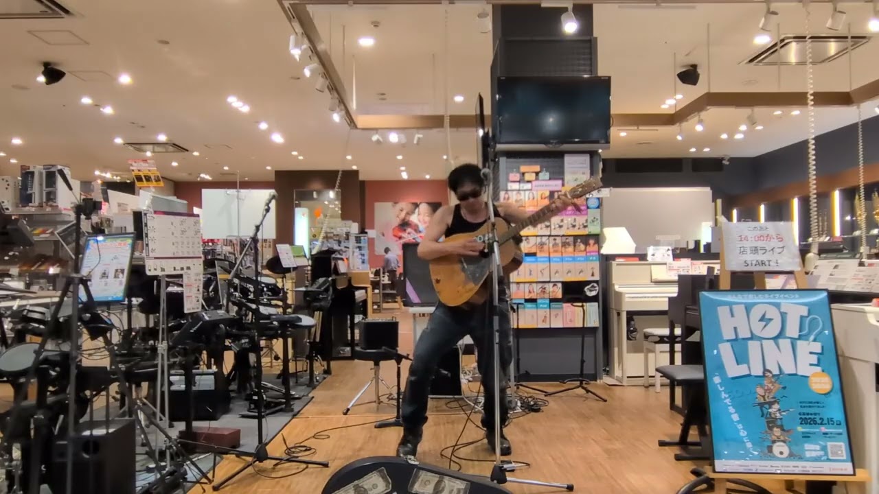 #島村楽器　#安保光貴 　#イオンモールストリートライブ