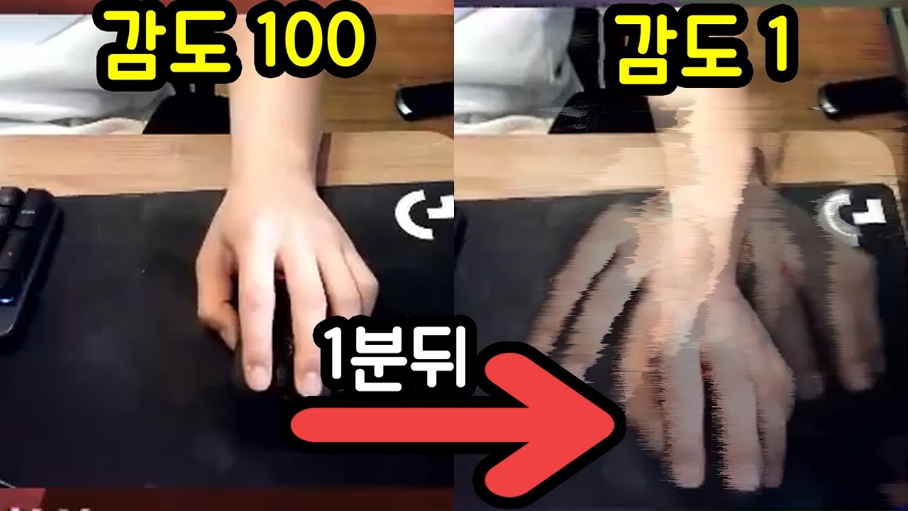 만약에 오버워치 감도가 1분에 한번 랜덤으로 바뀐다면?