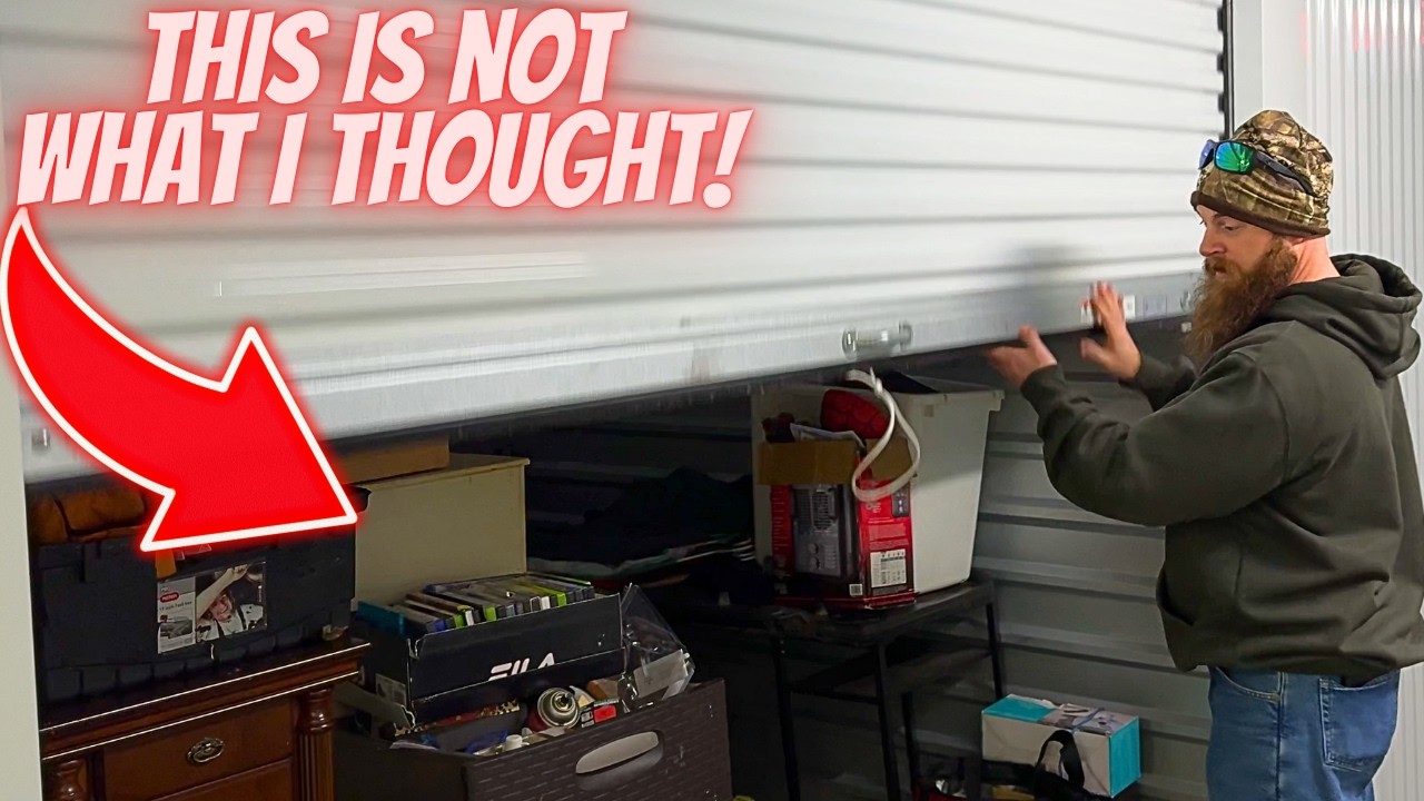 We bought our first hoarder’s abandoned storage unit….