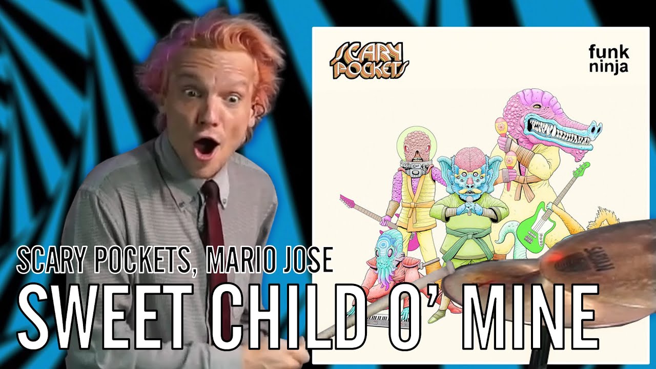 Scary Pockets, Mario Jose - Sweet Child O' Mine | Office Drummer [First Time Hearing]
