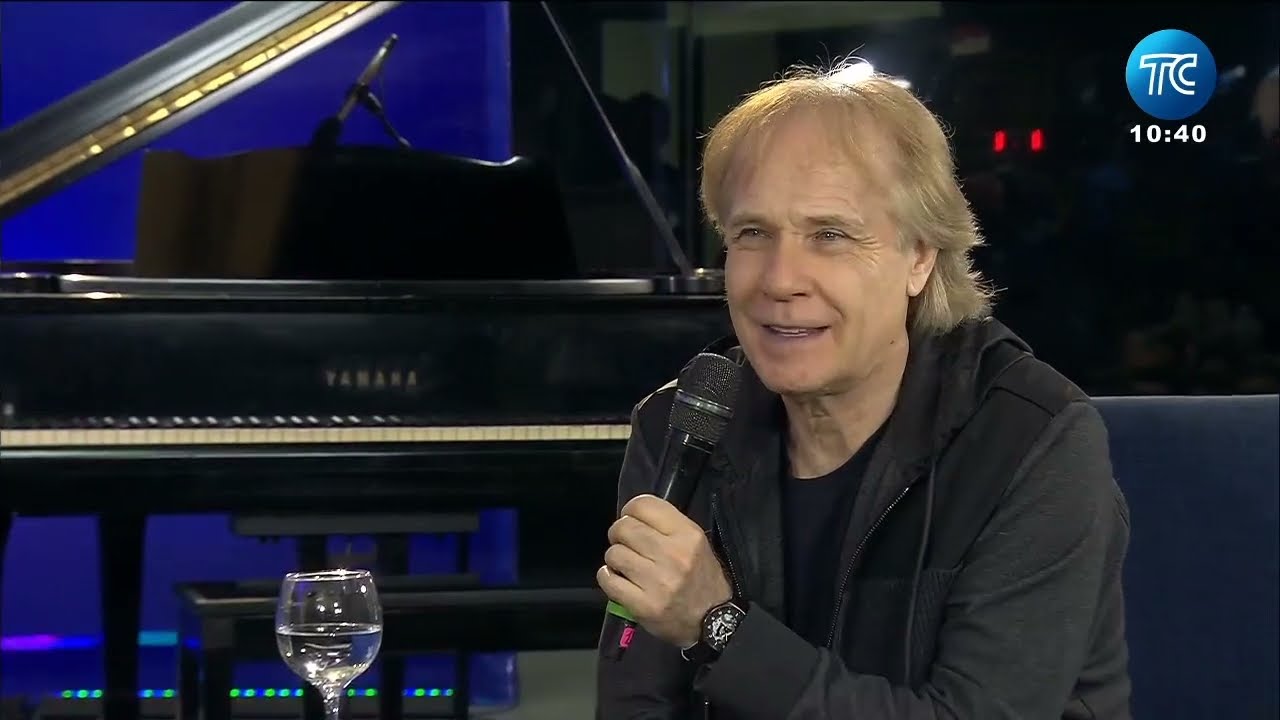 El pianista Richard Clayderman visitó TC Televisión