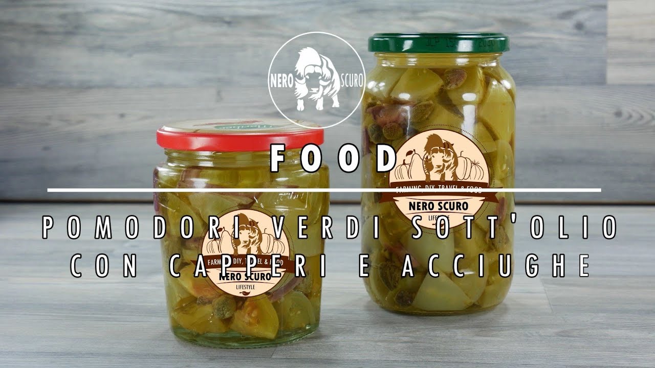POMODORI VERDI CON CAPPERI E ACCIUGHE | FOOD