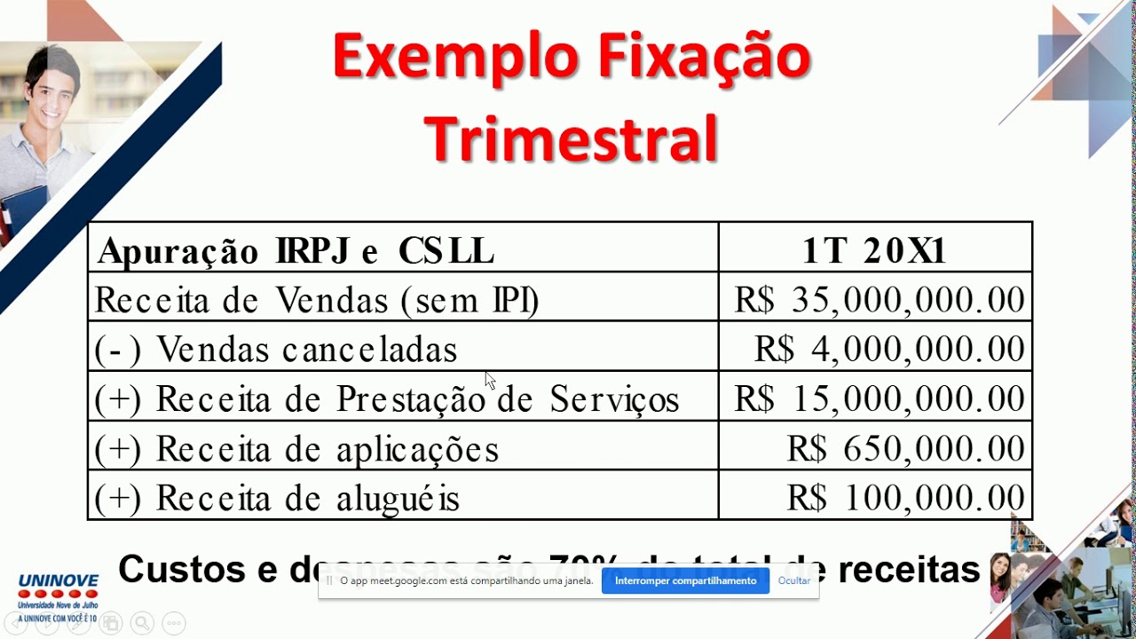 ECARF: Exercício Lucro Real
