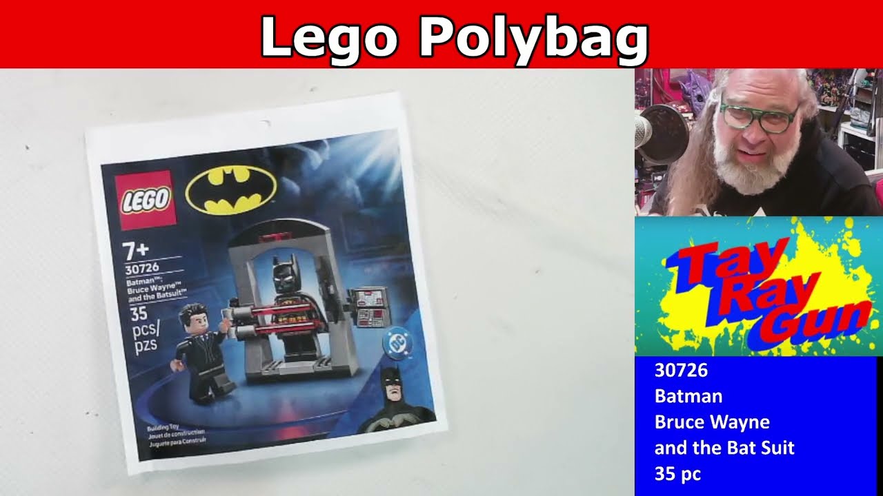 Brand New for 2026! Lego Batman Polybag of Bruce Wayne with Batsuit!