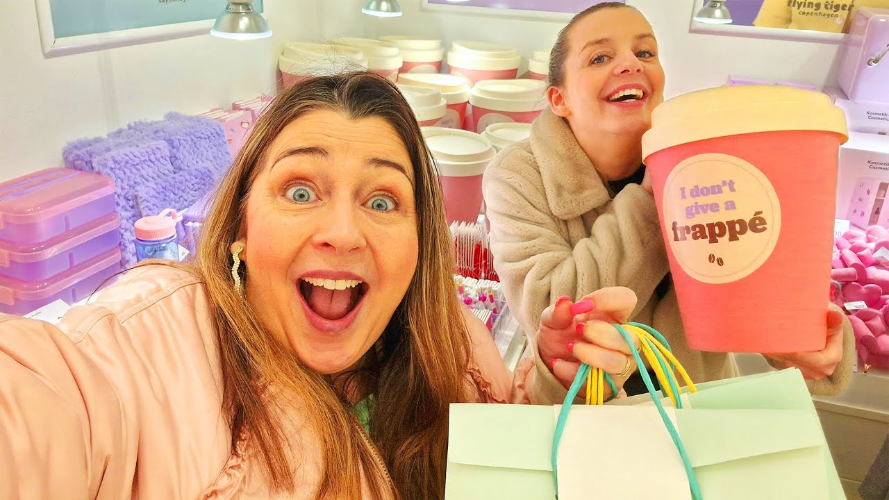 SHOPPER MED SIMONE & ROSA PÅ RO'S TORV🛍😀ROSA SNAKKER😍