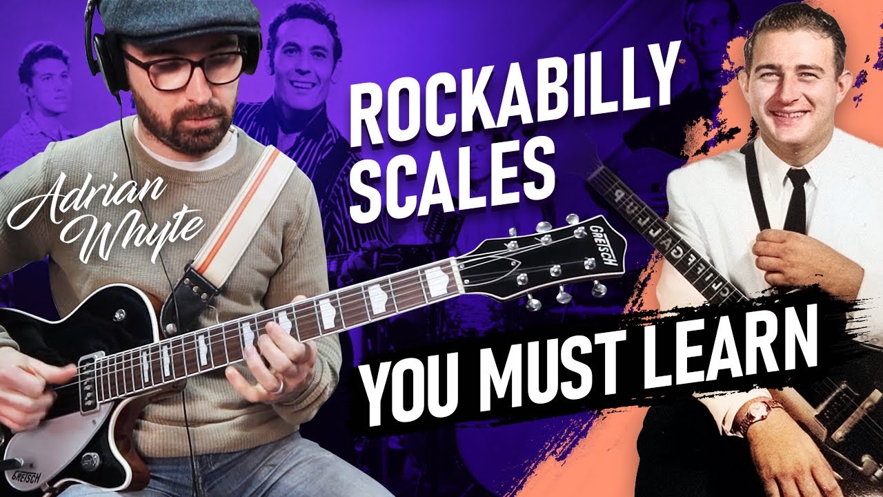 12 Scales for Rockabilly Guitar w/free tabs and backing track!
