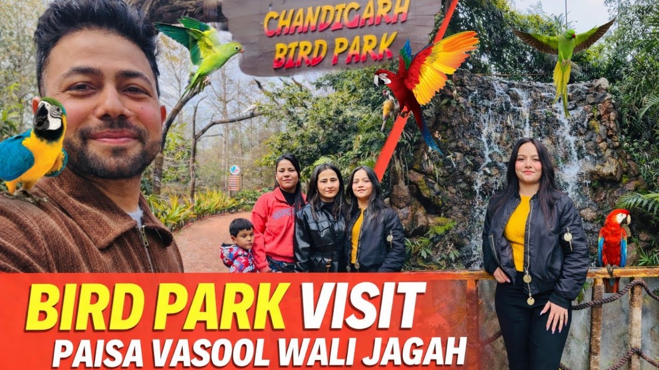 Sisters Ke Sath Chandigarh Bird park Trip 🦜🦢| Full Masti & Fun 😍|| Shantysona Vlogs