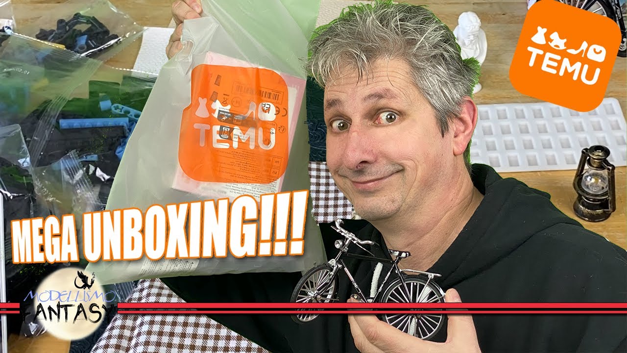 100 Euro MEGA UNBOXING TEMU per Modellismo e Diorami - #092