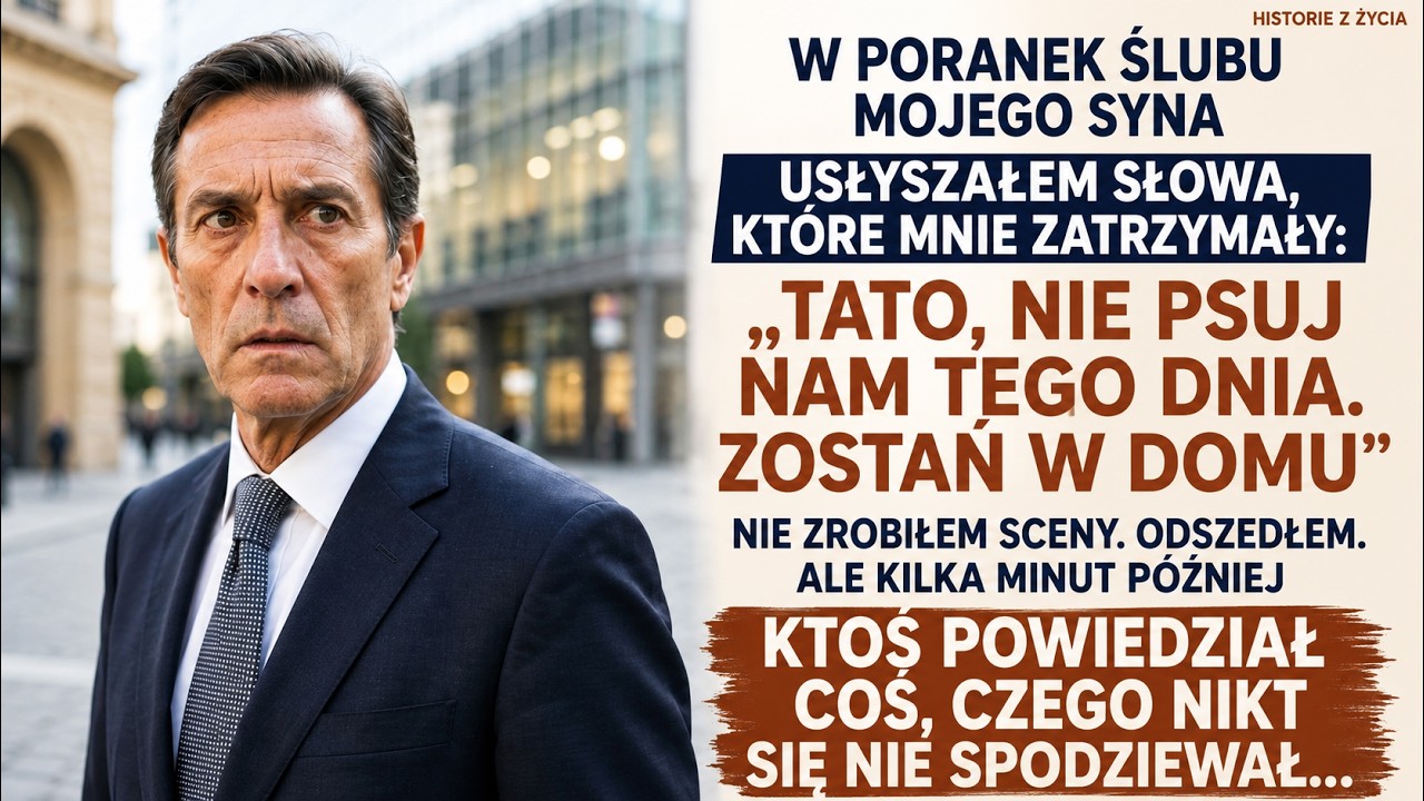 „PROSZĘ SIĘ UKRYĆ” — powiedział kierowca W DNIU ŚLUBU SYNA. To, co zobaczyłem, zmieniło wszystko