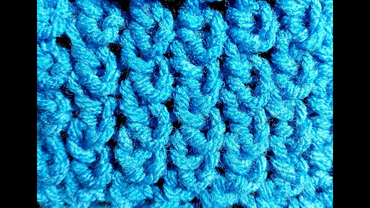Pebble Stone Stitch Loom Knit for blankets, shawls, hats cowls