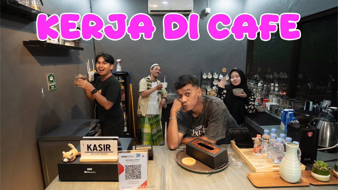 KERJA DI CAFENYA ATENG !