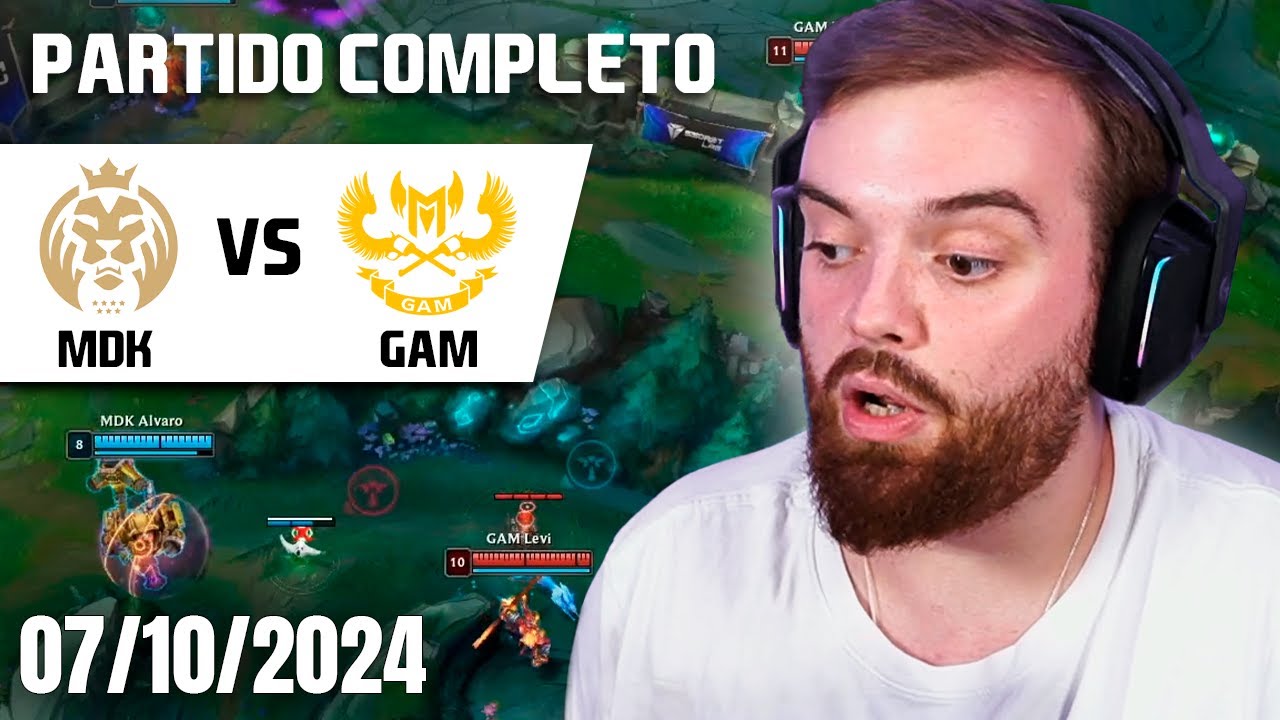 MDK vs GAM | TODO O NADA | SI PERDEMOS ELIMINADOS | EQUIPOS 0-2 | WORLDS 2024